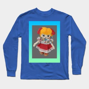 Doll illustration with frame Long Sleeve T-Shirt